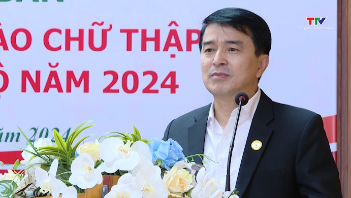 Cụm thi đua số 8 Hội Chữ thập đỏ các tỉnh Bắc Trung Bộ triển khai nhiệm vụ năm 2025- Ảnh 2.