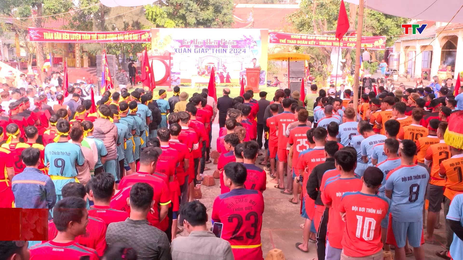 Lễ hội đua thuyền truyền thống xã Quảng Nham, huyện Quảng Xương xuân Giáp Thìn năm 2024- Ảnh 1.