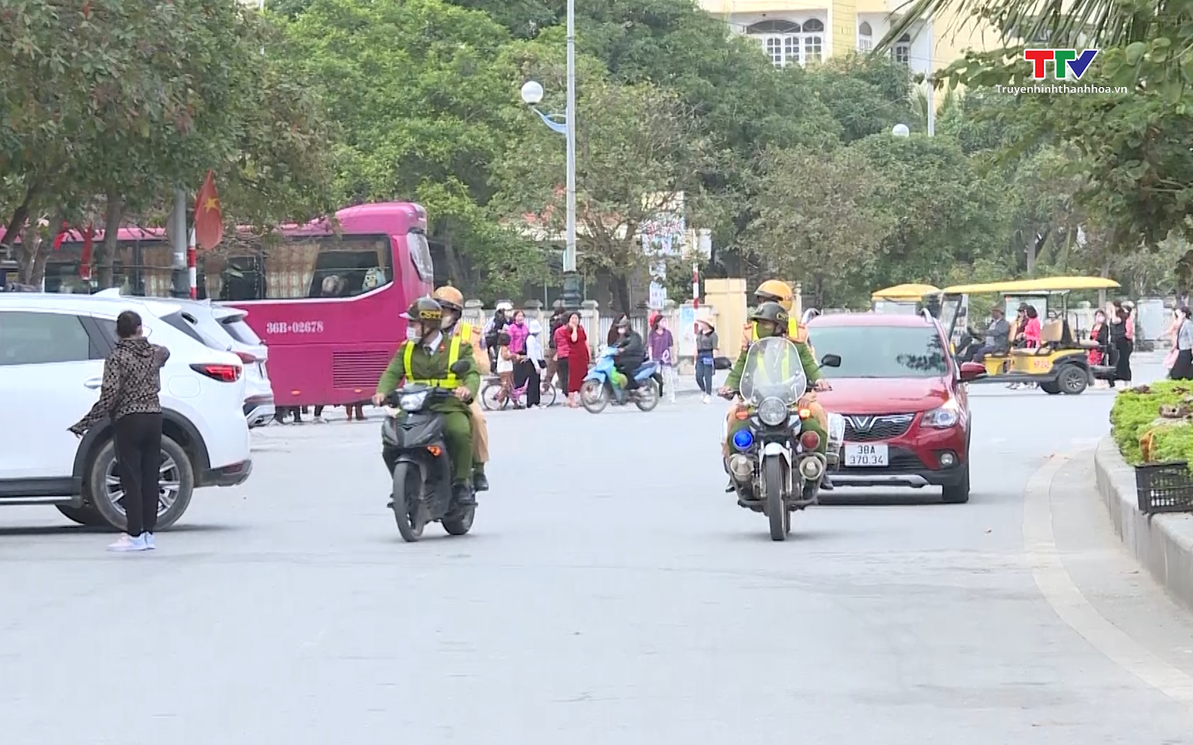Thành phố Sầm Sơn đảm bảo an toàn giao thông mùa lễ hội