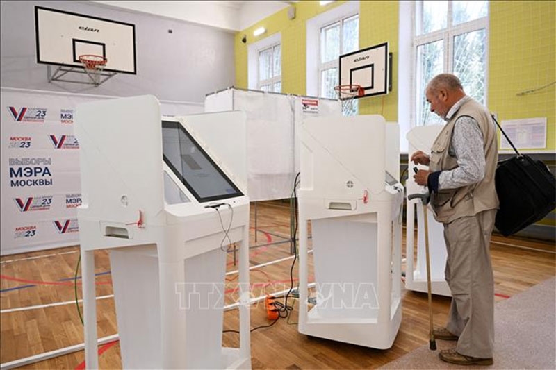 Bầu cử Tổng thống LB Nga: Hơn 3 triệu cử tri đăng ký bỏ phiếu điện tử từ xa- Ảnh 1.