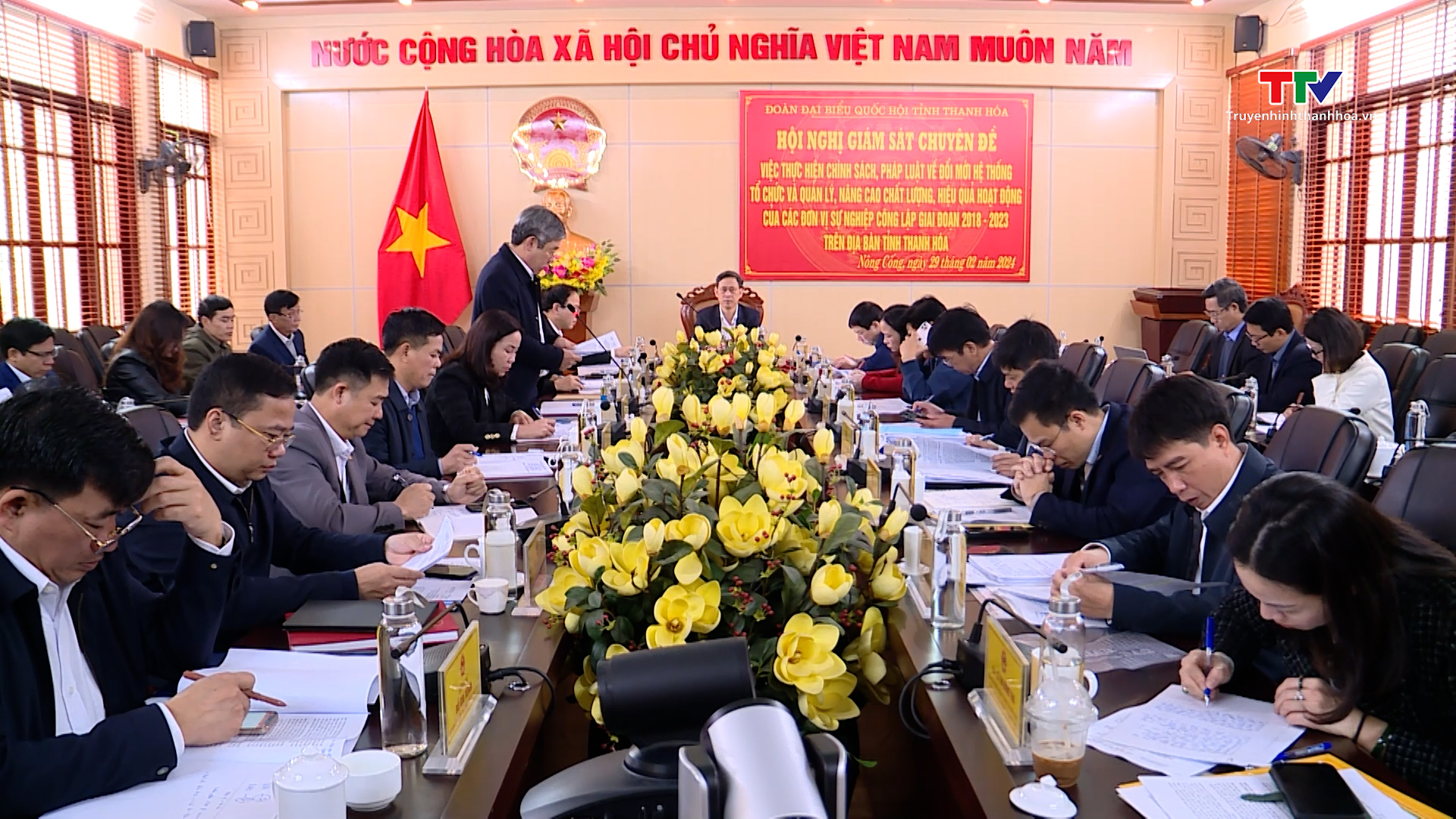 Đoàn đại biểu quốc hội giám sát tại huyện Nông Cống và thành phố Thanh Hóa- Ảnh 1.