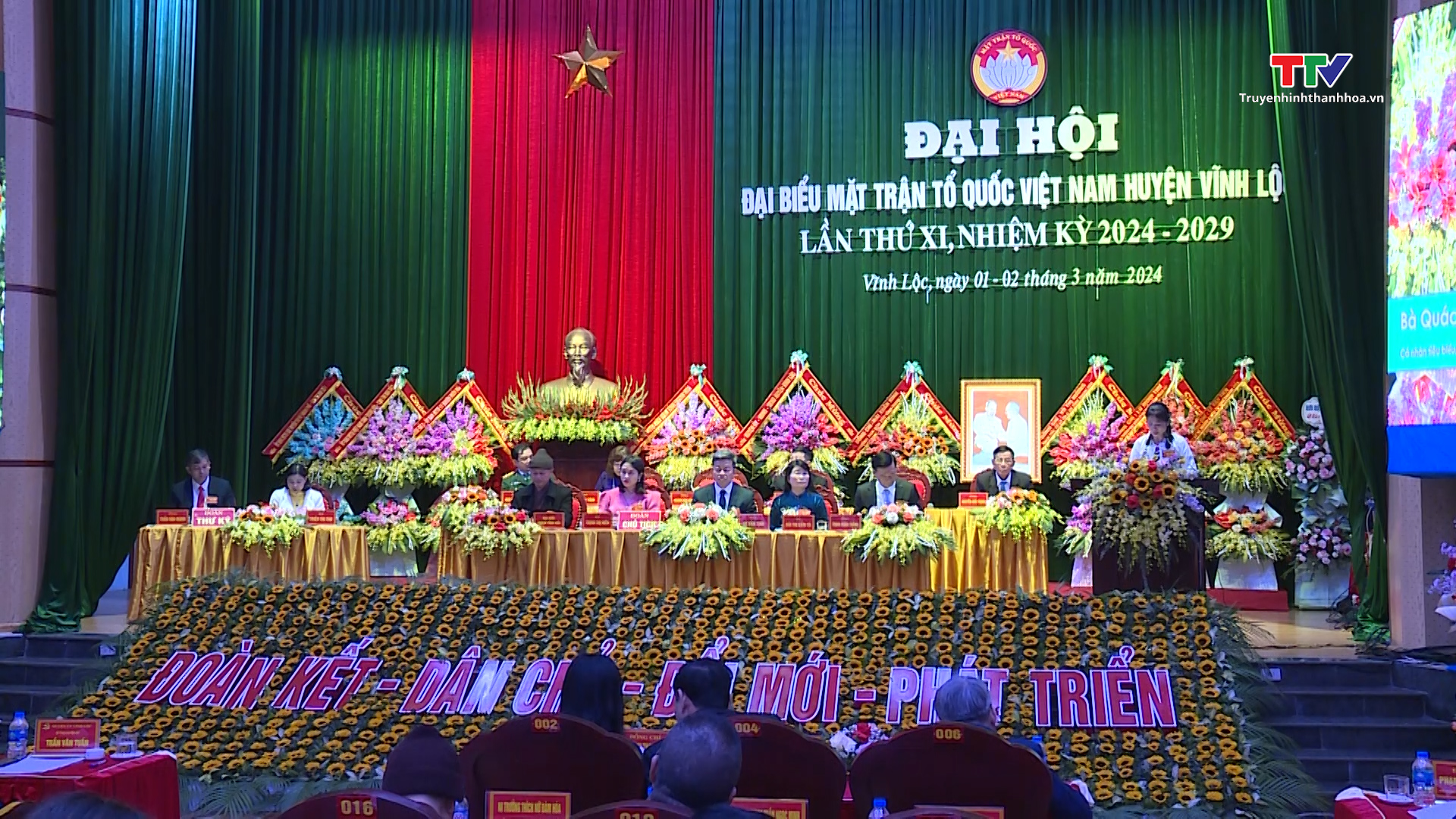 Đại hội đại biểu Mặt trận Tổ quốc huyện Vĩnh Lộc lần thứ XI, nhiệm kỳ 2024 - 2029- Ảnh 1.