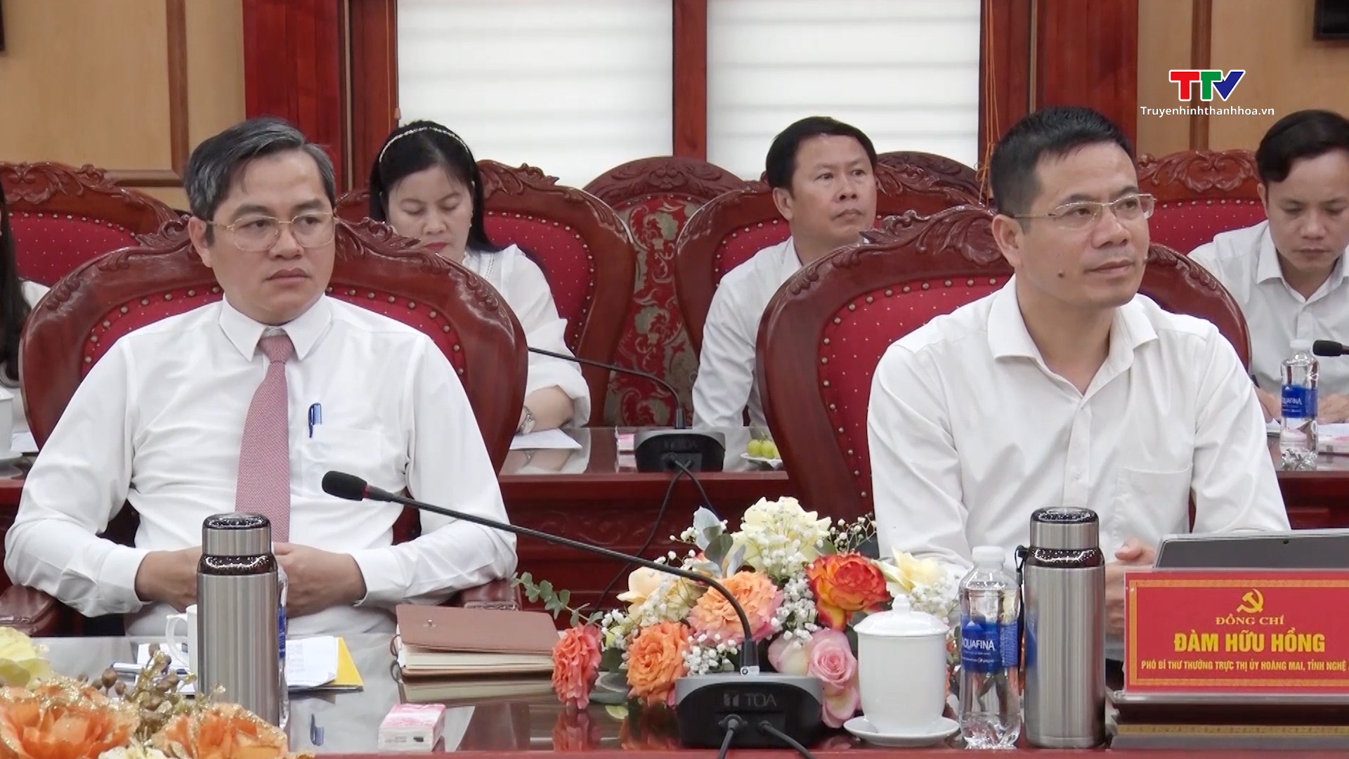 Thị xã Nghi Sơn, tỉnh Thanh Hóa và Thị xã Hoàng Mai, tỉnh Nghệ An ký kết thỏa thuận hợp tác- Ảnh 3.