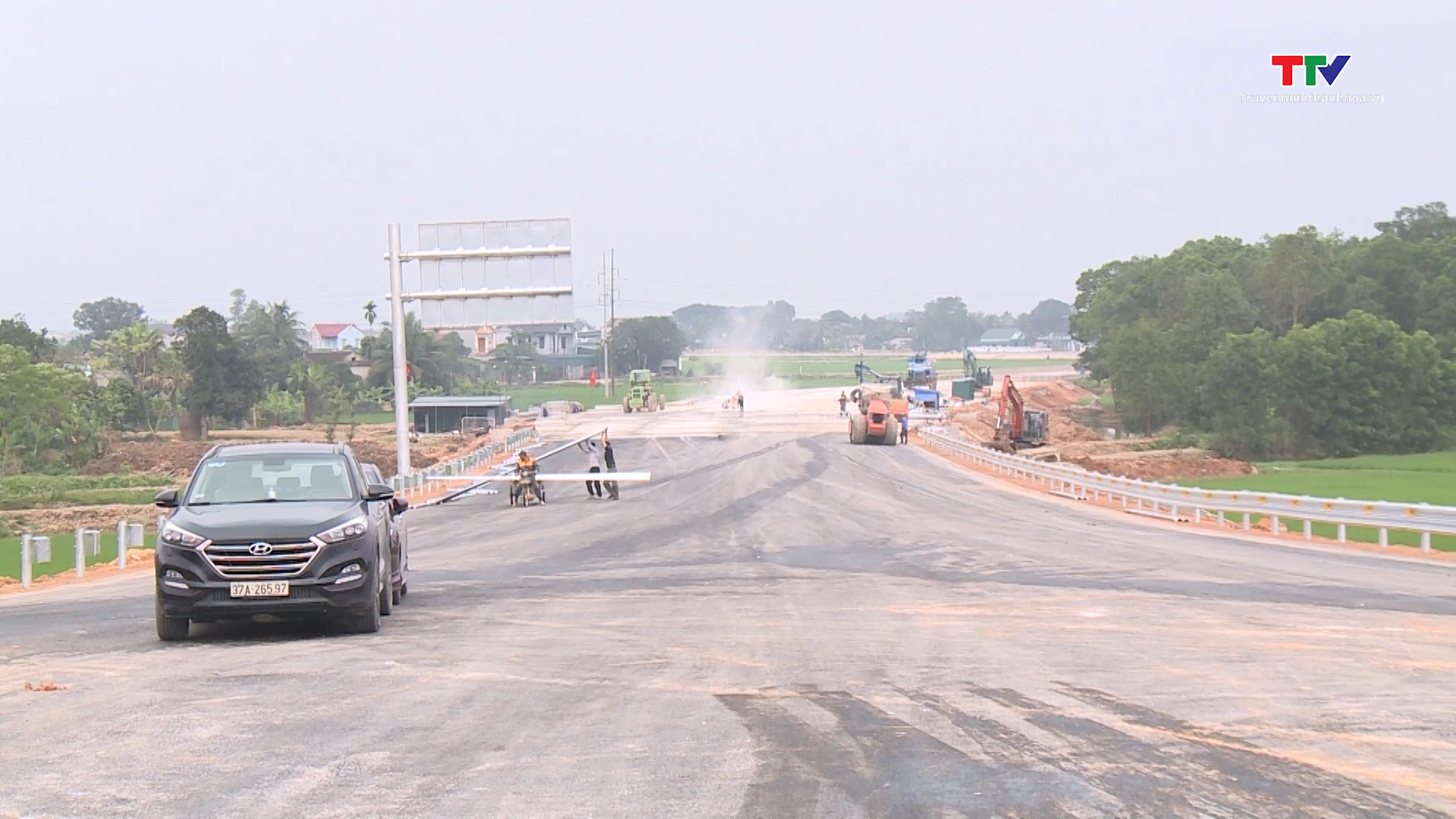 Trong tháng 4/2024, sẽ hoàn thành, đưa vào sử dụng 2 nút giao đấu nối với cao tốc Mai Sơn – Quốc lộ 45- Ảnh 1.