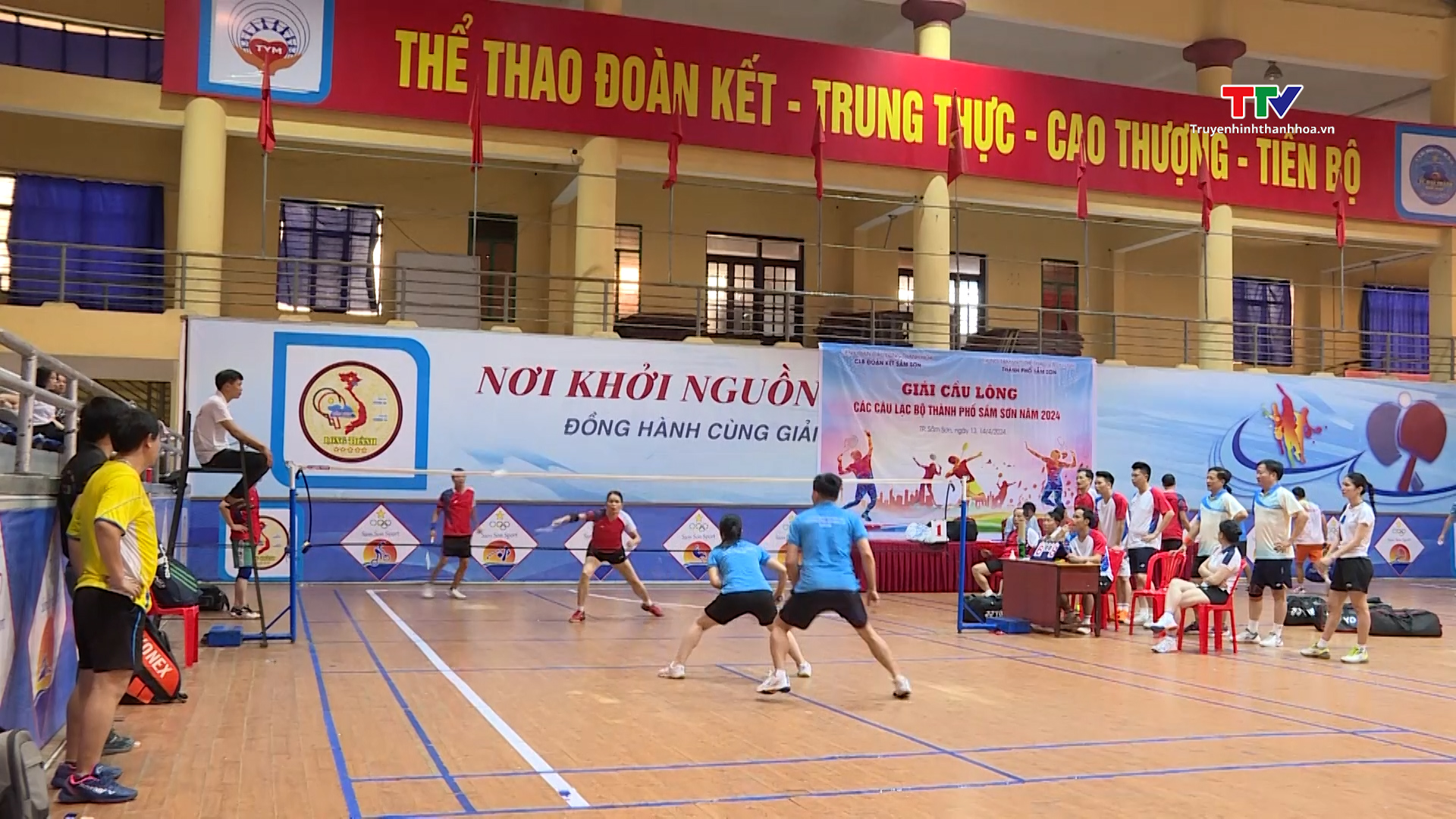 Giải cầu lông các câu lạc bộ thành phố Sầm Sơn năm 2024- Ảnh 1.