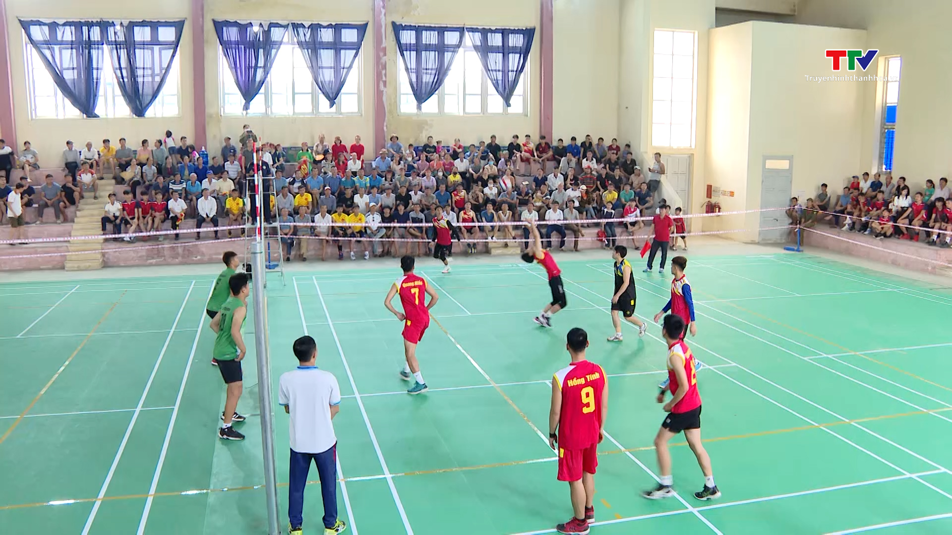 Huyện Yên Định khai mạc Giải bóng chuyền Cup Đồng Cổ lần thứ II năm 2024- Ảnh 1.