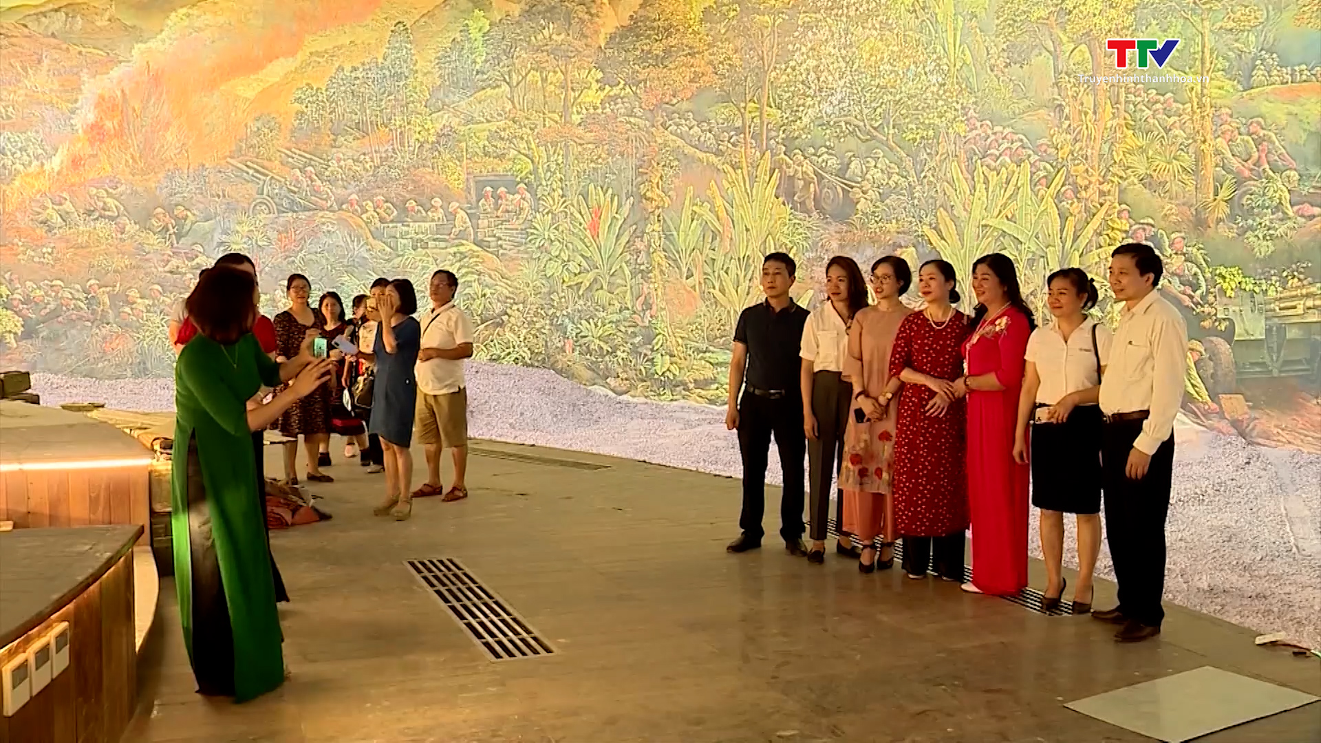 Bức tranh Panorama - Tái hiện sinh động, hào hùng chiến dịch Điện Biên Phủ- Ảnh 4.