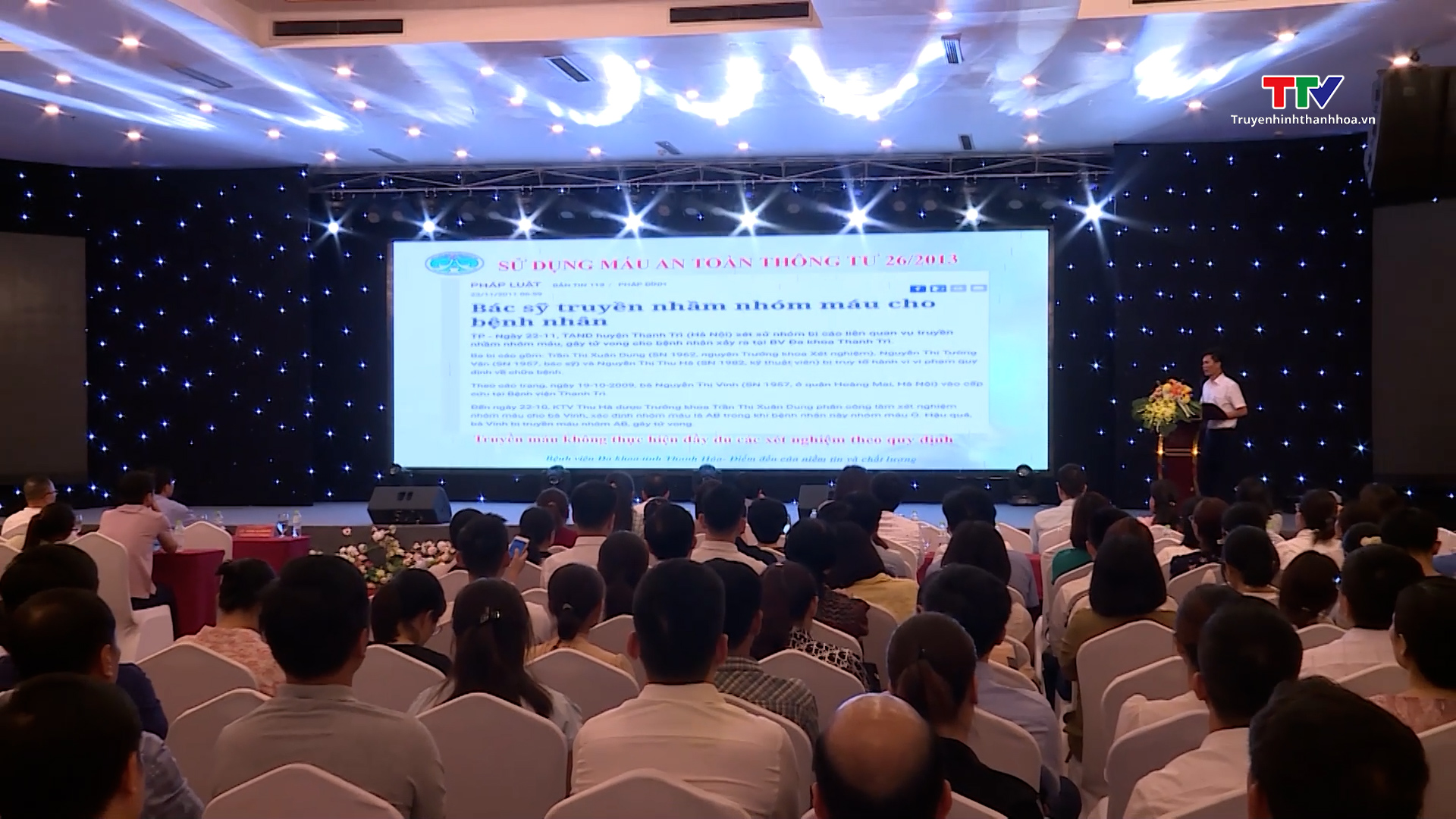 Hội nghị khoa học "An toàn truyền máu" tỉnh Thanh Hóa- Ảnh 1.