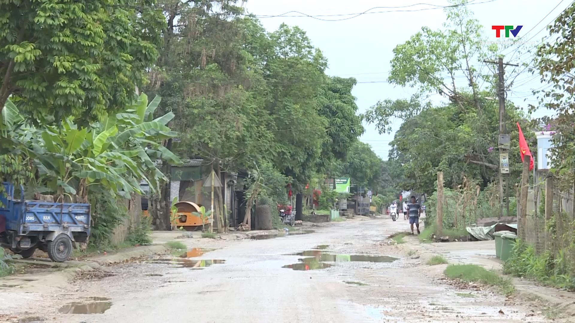 Đường tỉnh 525, đoạn qua huyện Nông Cống xuống cấp nghiêm trọng- Ảnh 2.