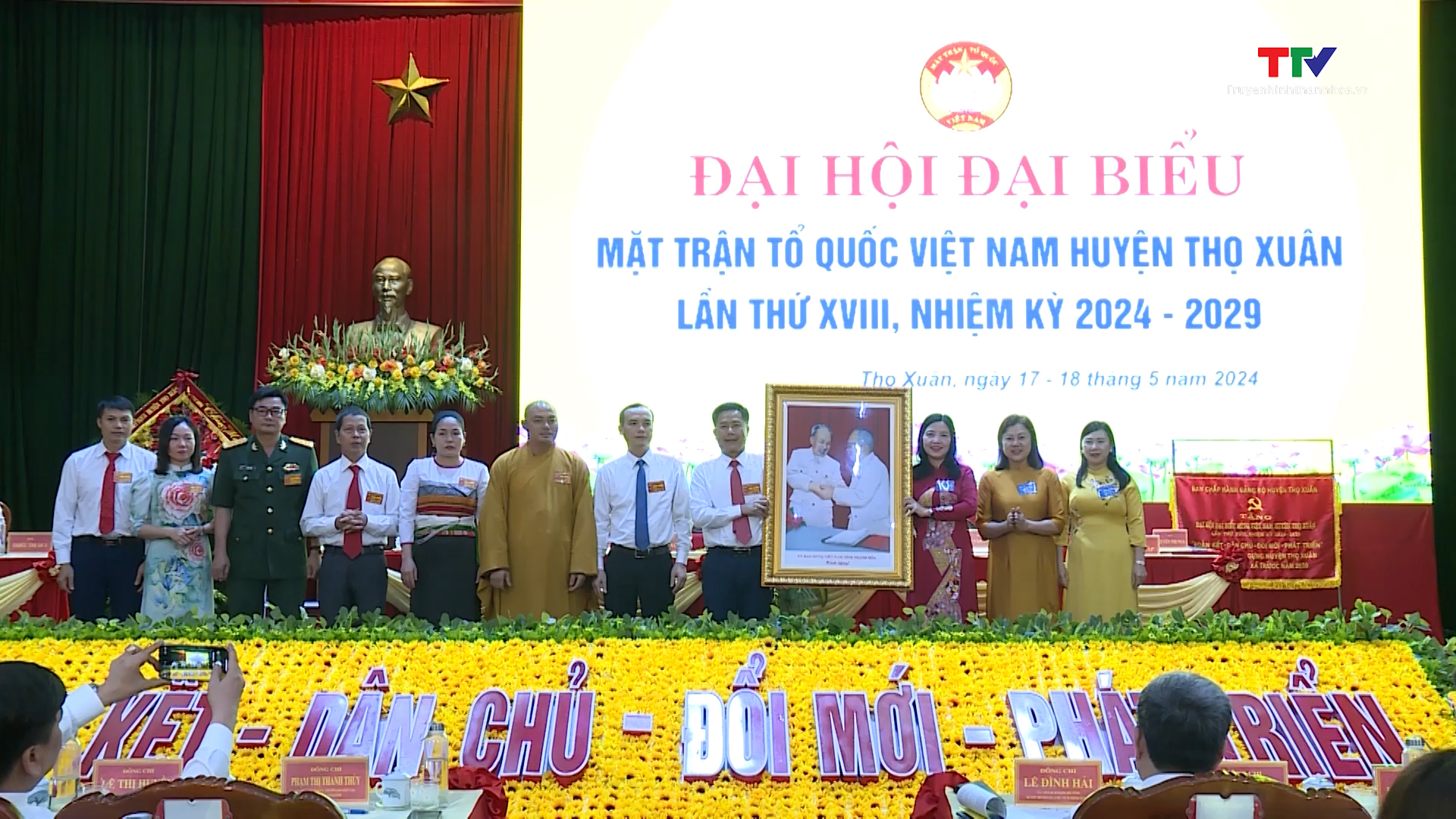 Đại hội đại biểu Mặt trận Tổ quốc huyện Thọ Xuân lần thứ XVIII, nhiệm kỳ 2024-2029- Ảnh 2.