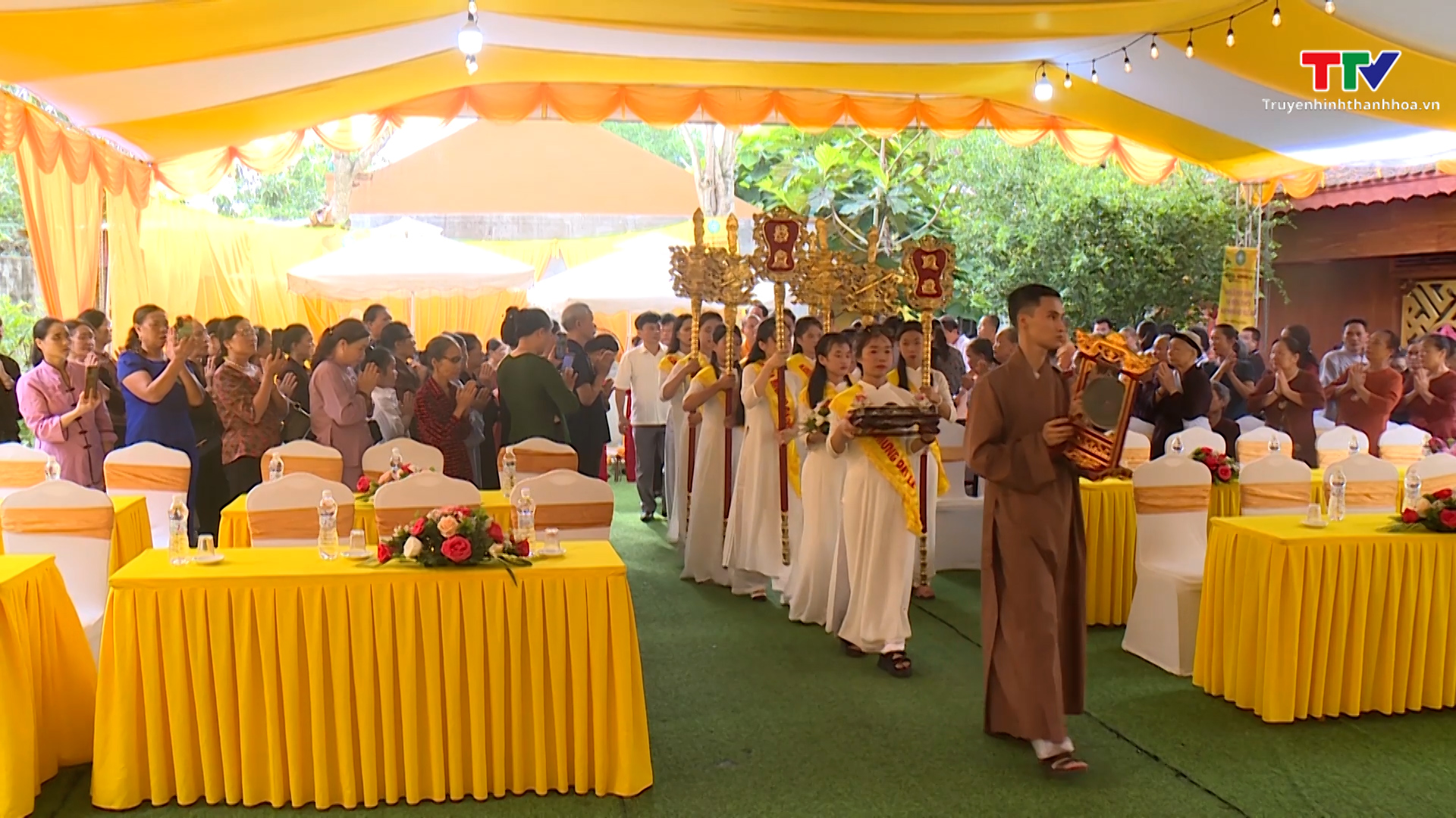 Chùa Đồng Lễ tổ chức lễ Phật Đản 2024- Ảnh 1.