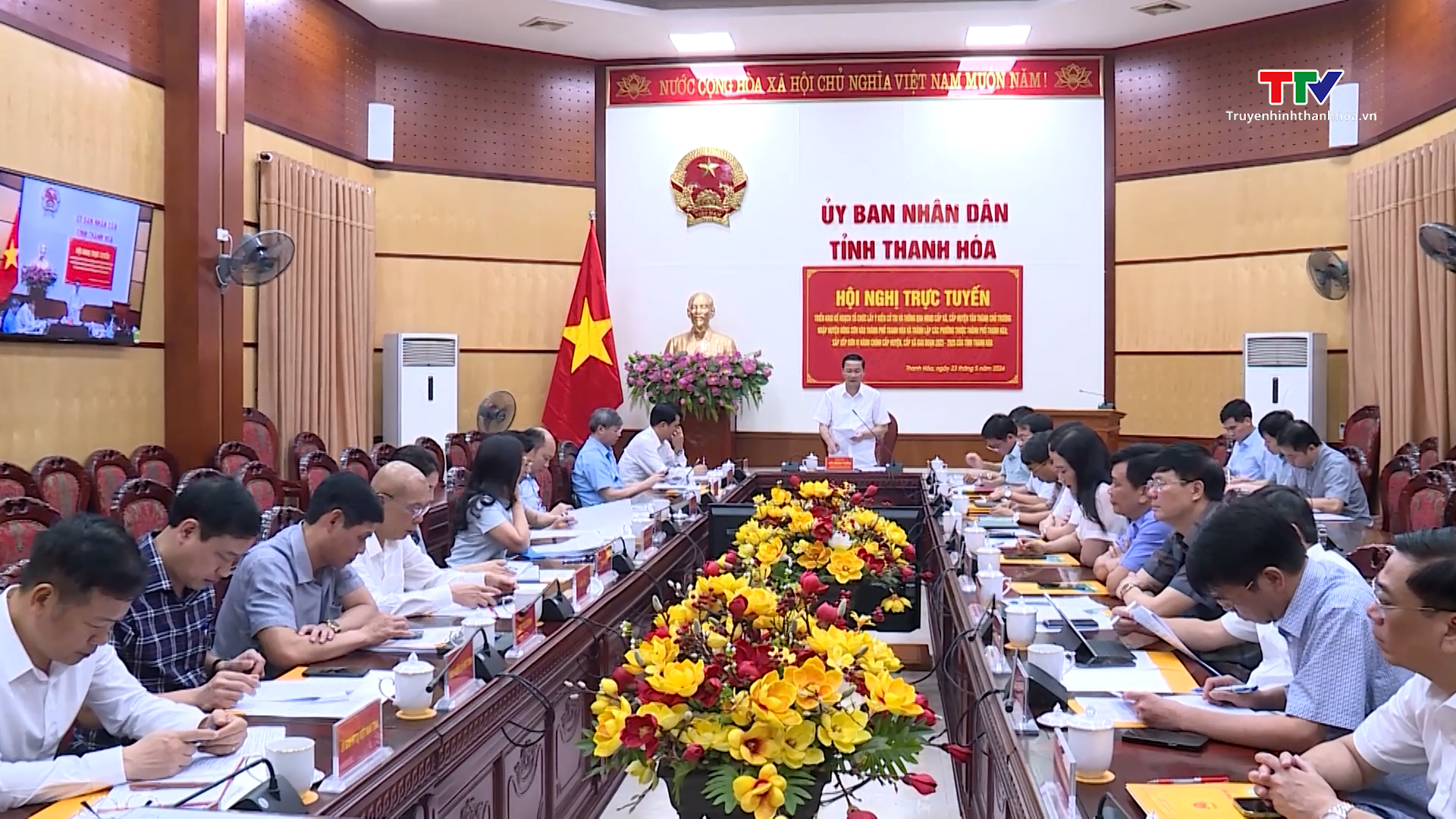 Triển khai kế hoạch tổ chức lấy ý kiến cử tri về chủ trương nhập huyện Đông Sơn vào thành phố Thanh Hóa và sắp xếp đơn vị hành chính trên địa bàn tỉnh- Ảnh 3.