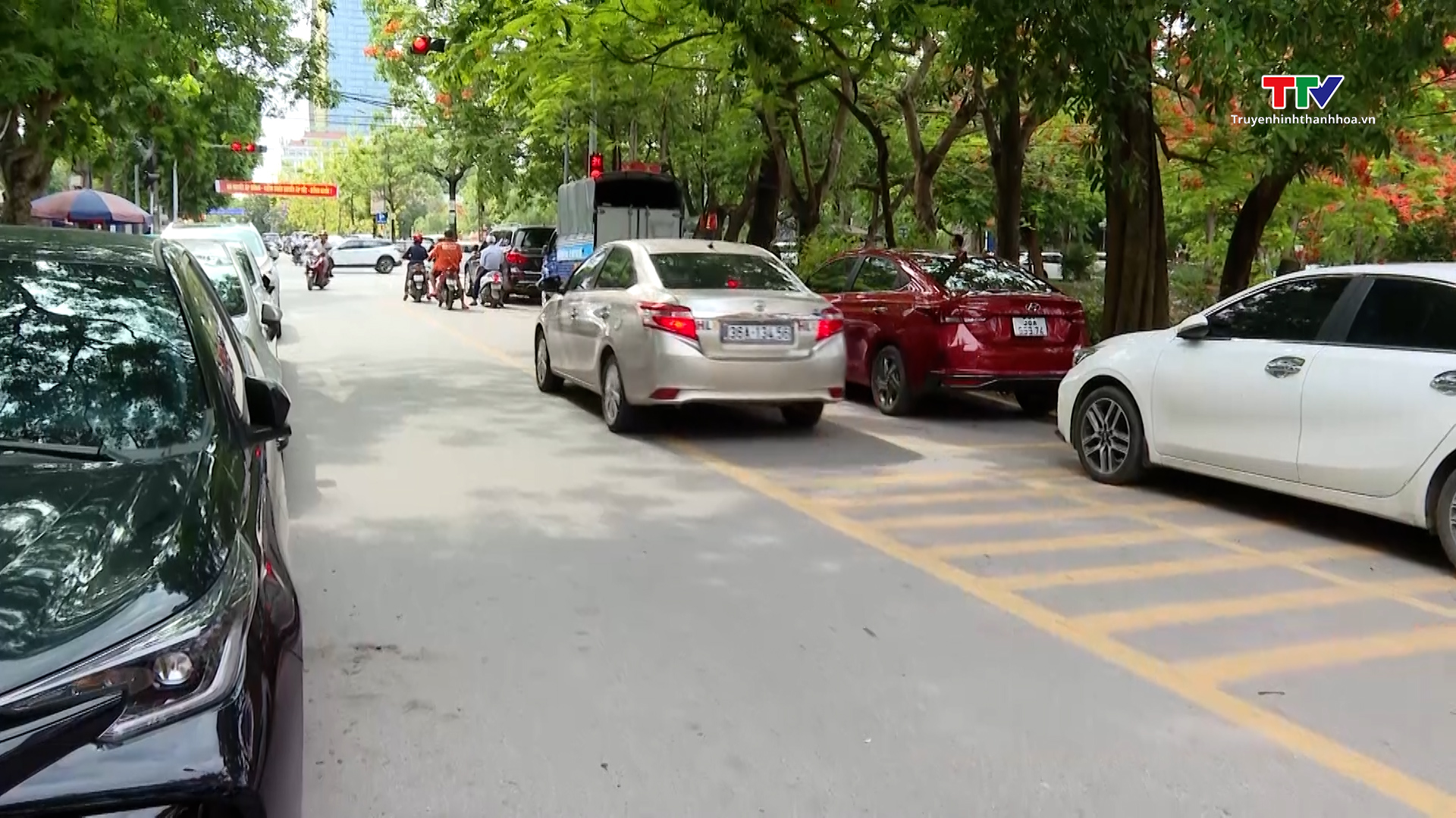 Cần sớm hoàn thiện hệ thống biển báo giao thông tại Dự án phố đi bộ thành phố Thanh Hóa - Ảnh 1.