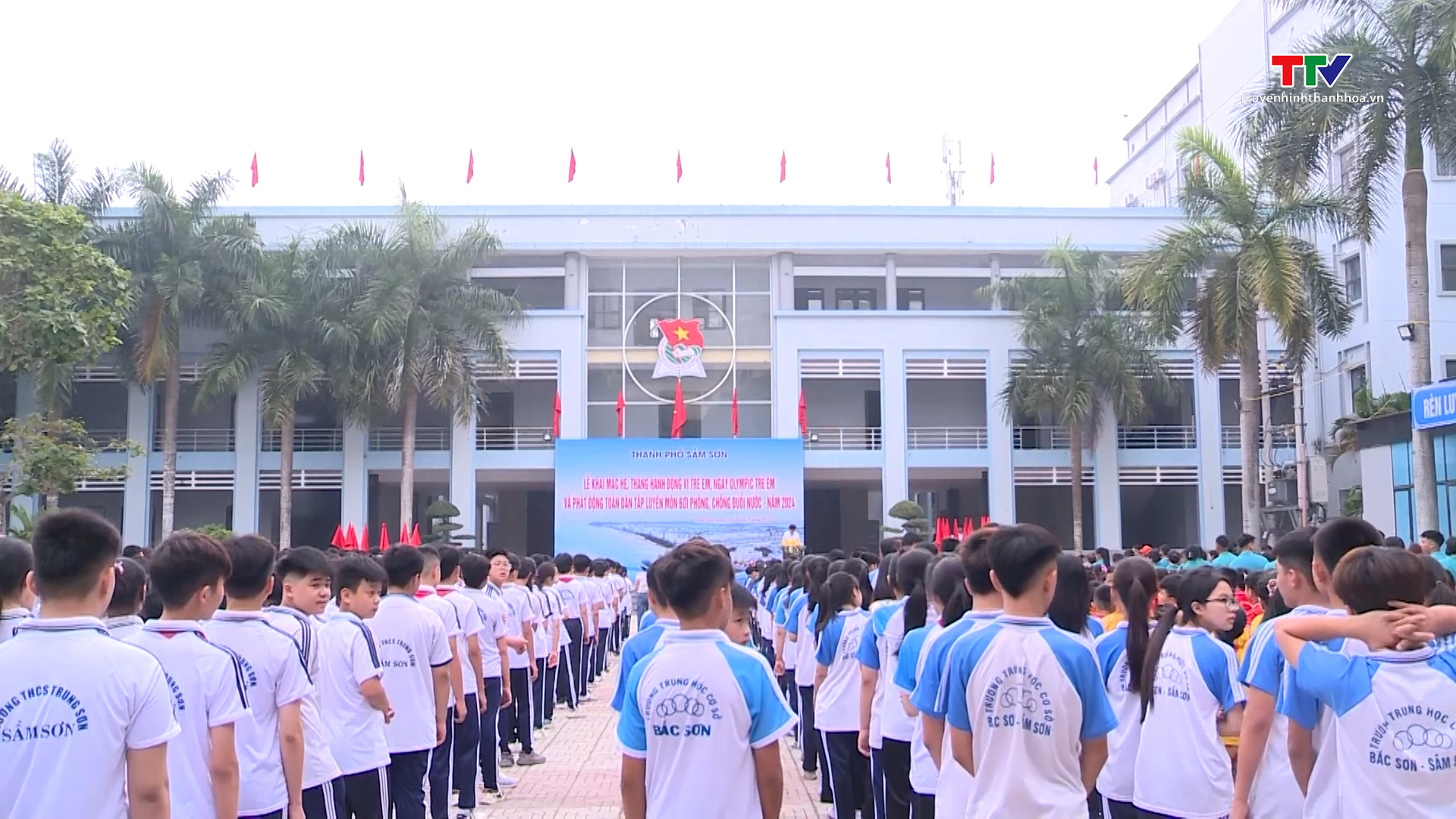 Thành phố Sầm Sơn tổ chức lễ khai mạc hè, Ngày Olympic trẻ em năm 2024- Ảnh 1.