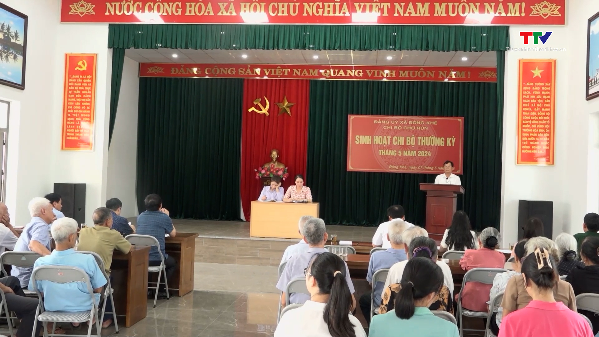 Phó Chủ tịch Hội đồng Nhân dân tỉnh dự sinh hoạt Chi bộ Chợ Rủn, Đảng bộ xã Đông Khê, huyện Đông Sơn- Ảnh 2.