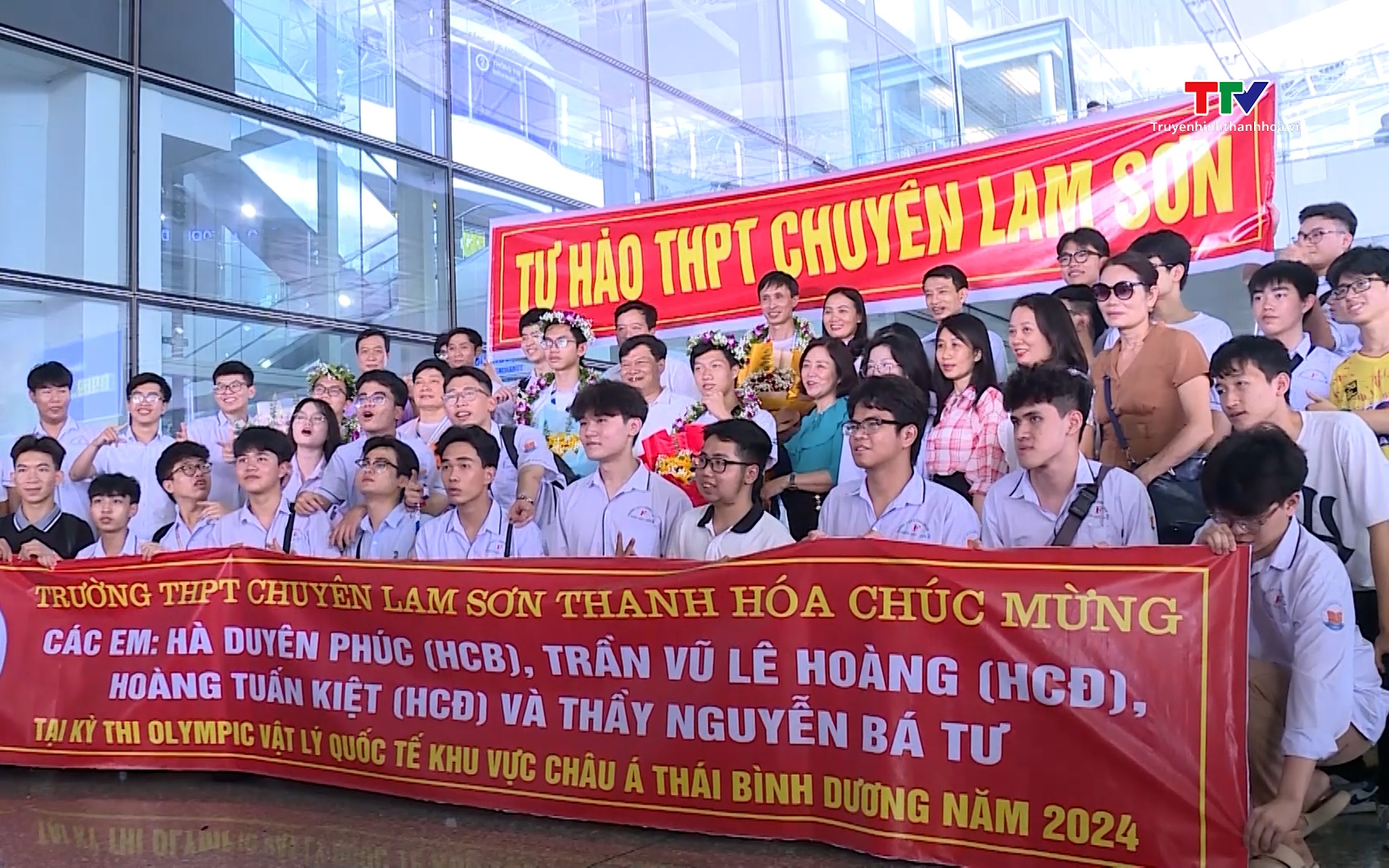 Thanh Hóa đón mừng học sinh đạt giải Olympic Vật lý Châu Á năm 2024