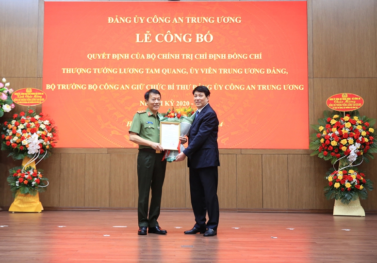 Bộ trưởng Bộ Công an Lương Tam Quang giữ chức Bí thư Đảng uỷ Công an Trung ương- Ảnh 3.