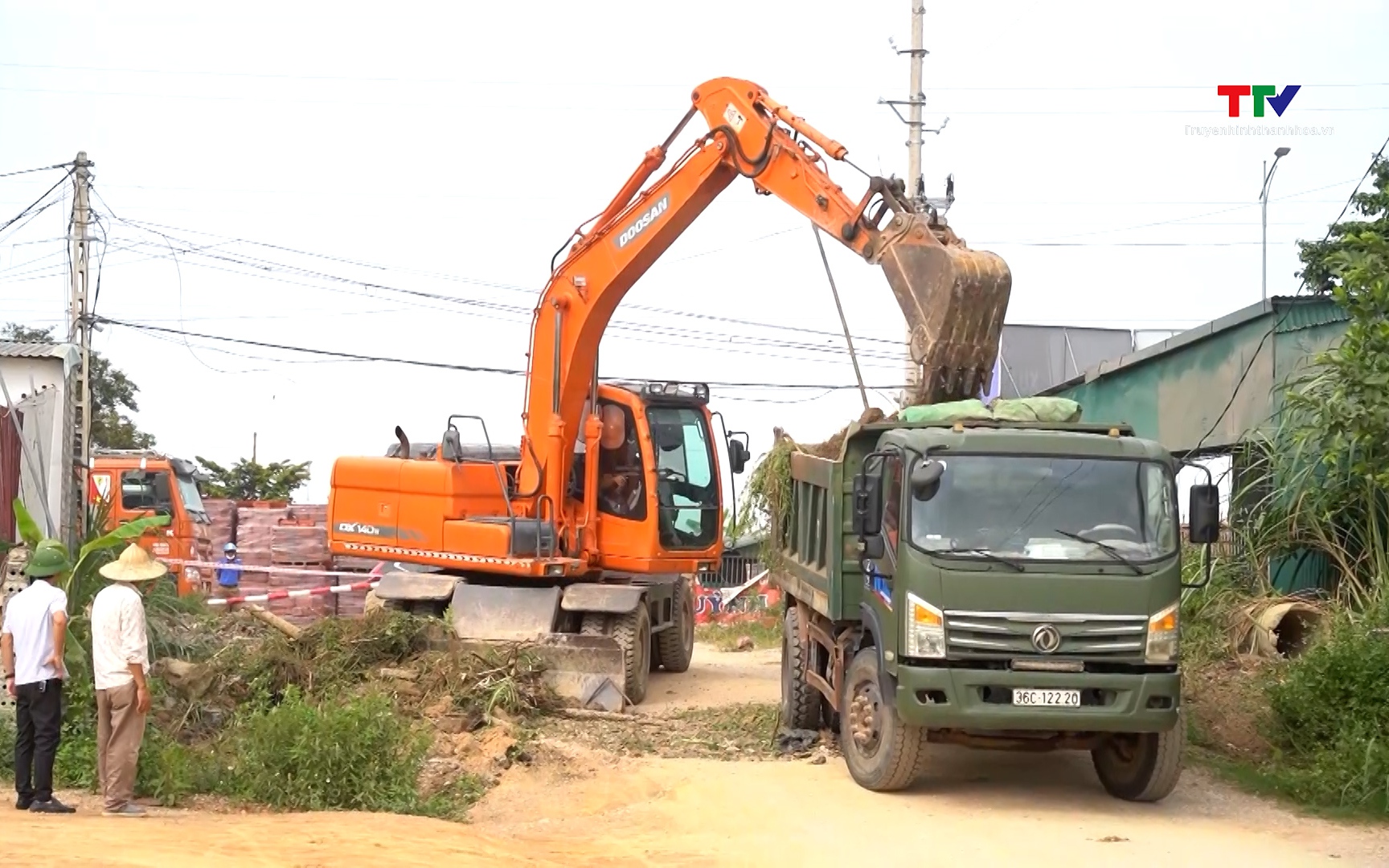 Huyện Đông Sơn cưỡng chế thu hồi đất thực hiện Dự án hạ tầng khu dân cư