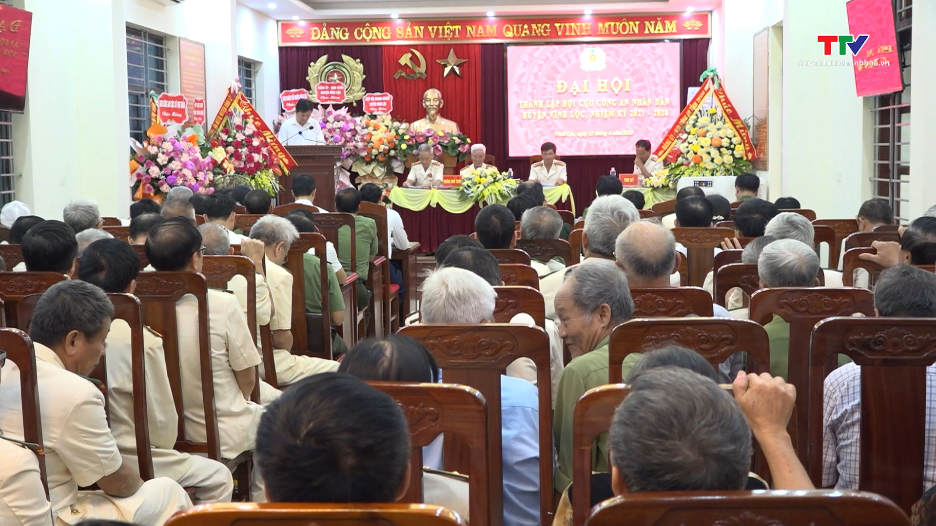 Đại hội thành lập Hội cựu Công an Nhân dân huyện Vĩnh Lộc, nhiệm kỳ 2024 - 2029- Ảnh 1.