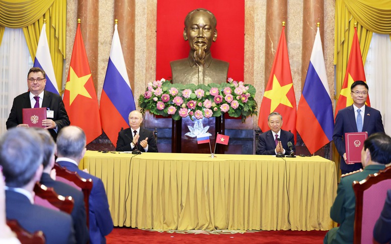 Tổng thống Liên bang Nga Vladimir Putin kết thúc tốt đẹp chuyến thăm cấp Nhà nước tới Việt Nam- Ảnh 10.
