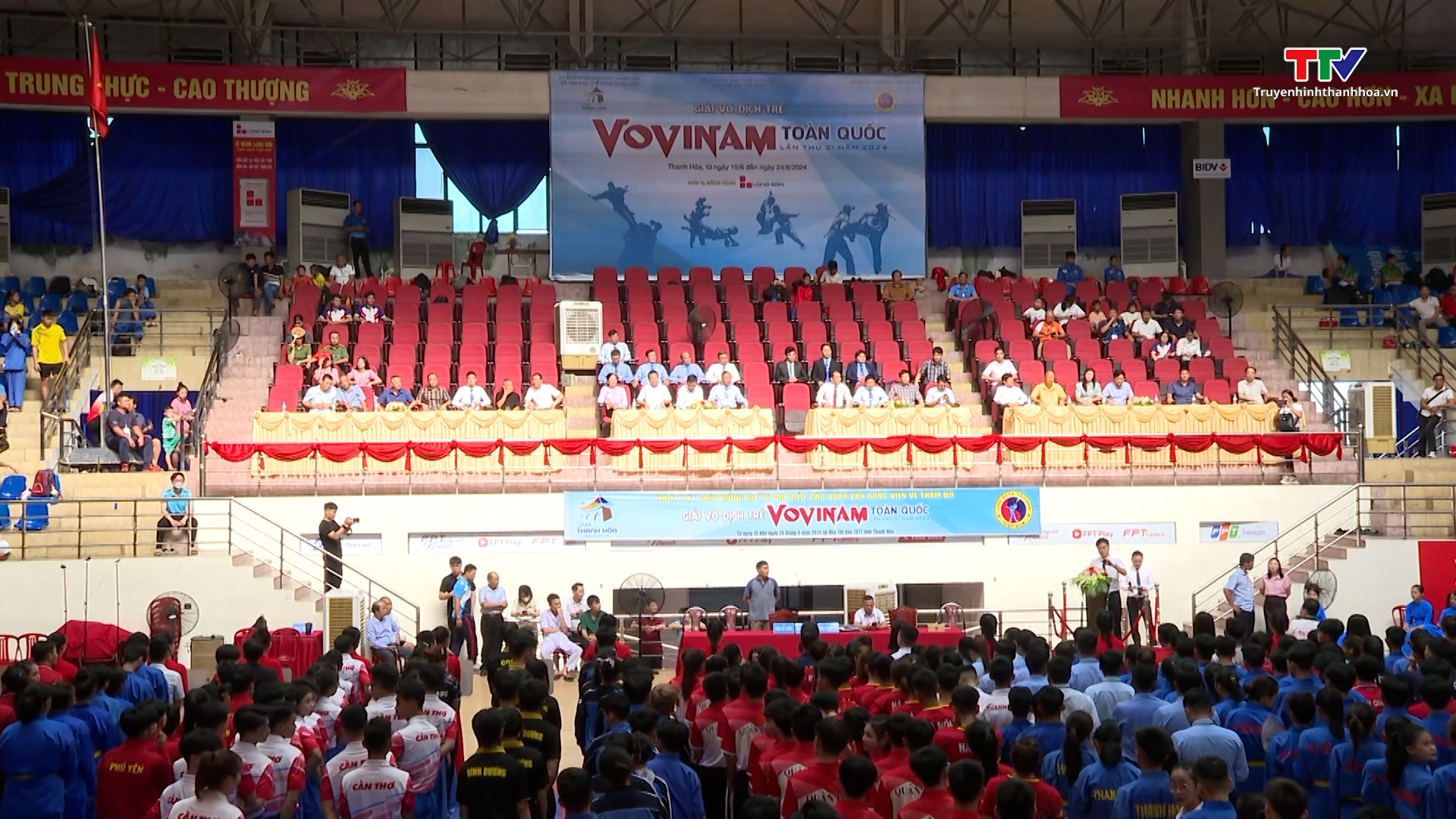 Khởi tranh Giải vô địch trẻ Vovinam toàn quốc lần thứ XXI năm 2024 tại Thanh Hoá- Ảnh 1.