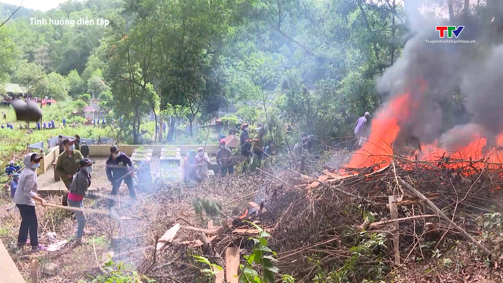 Diễn tập phòng cháy, chữa cháy rừng và tìm kiếm cứu nạn năm 2024 tại thành phố Thanh Hóa- Ảnh 4.