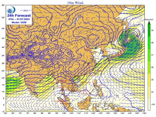 Dự báo  gió mạnh trên vùng biển khu vực tỉnh Thanh Hóa- Ảnh 2.