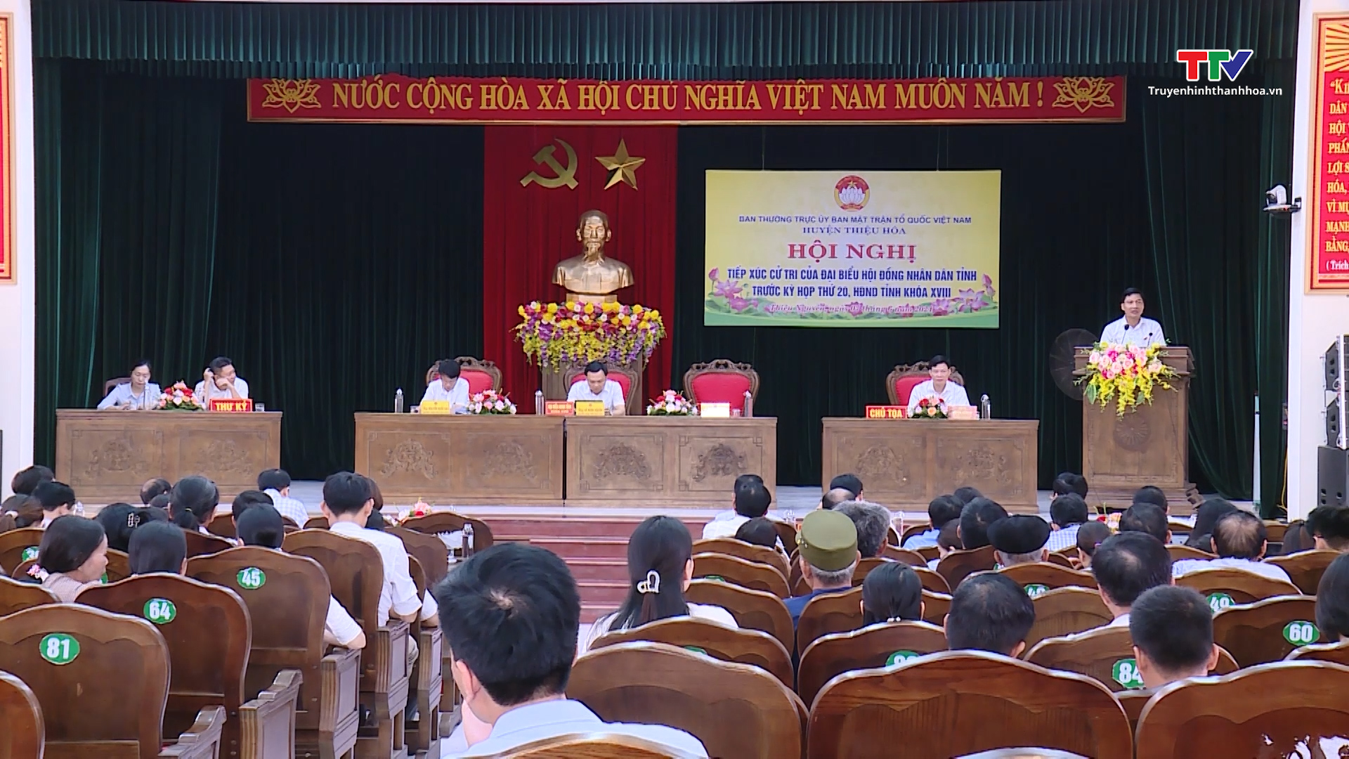 Đại biểu Hội đồng nhân dân tỉnh tiếp xúc cử tri huyện Thiệu Hóa- Ảnh 1.