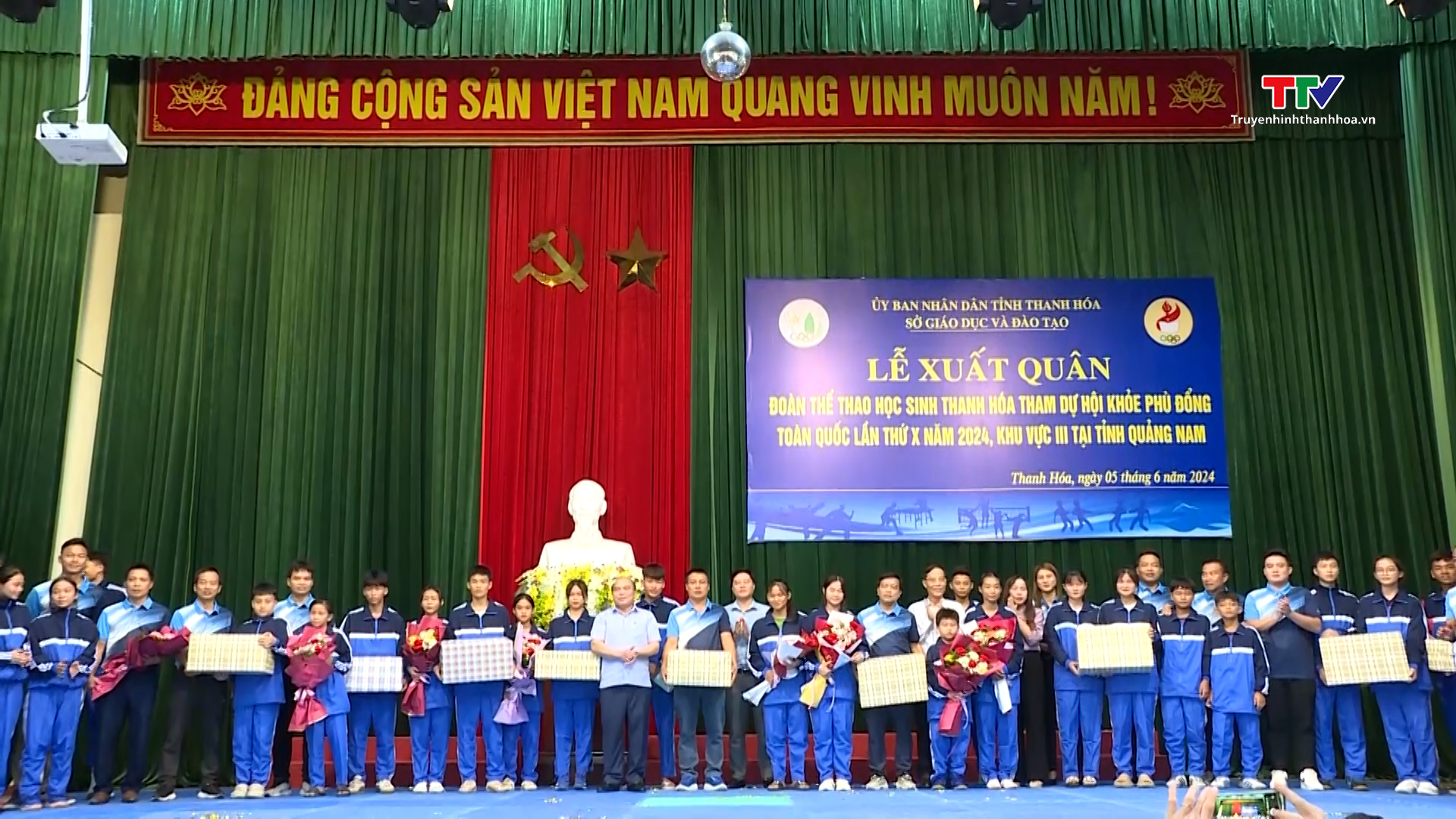 Đoàn thể thao học sinh Thanh Hóa tham dự Hội khỏe Phù Đổng toàn quốc lần thứ X tại tỉnh Quảng Nam- Ảnh 3.