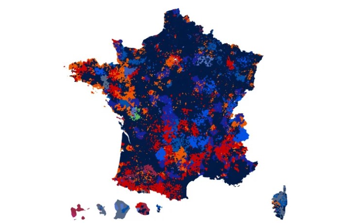 Bầu cử vòng 1 Quốc hội Pháp: Đảng cực hữu RN tạm dẫn đầu- Ảnh 1.