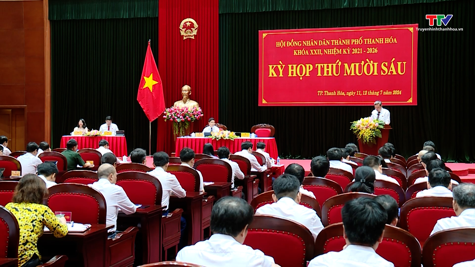 Kỳ họp thứ mười sáu, Hội đồng Nhân dân thành phố Thanh Hoá khoá XXII, nhiệm kỳ 2021 - 2026
- Ảnh 1.