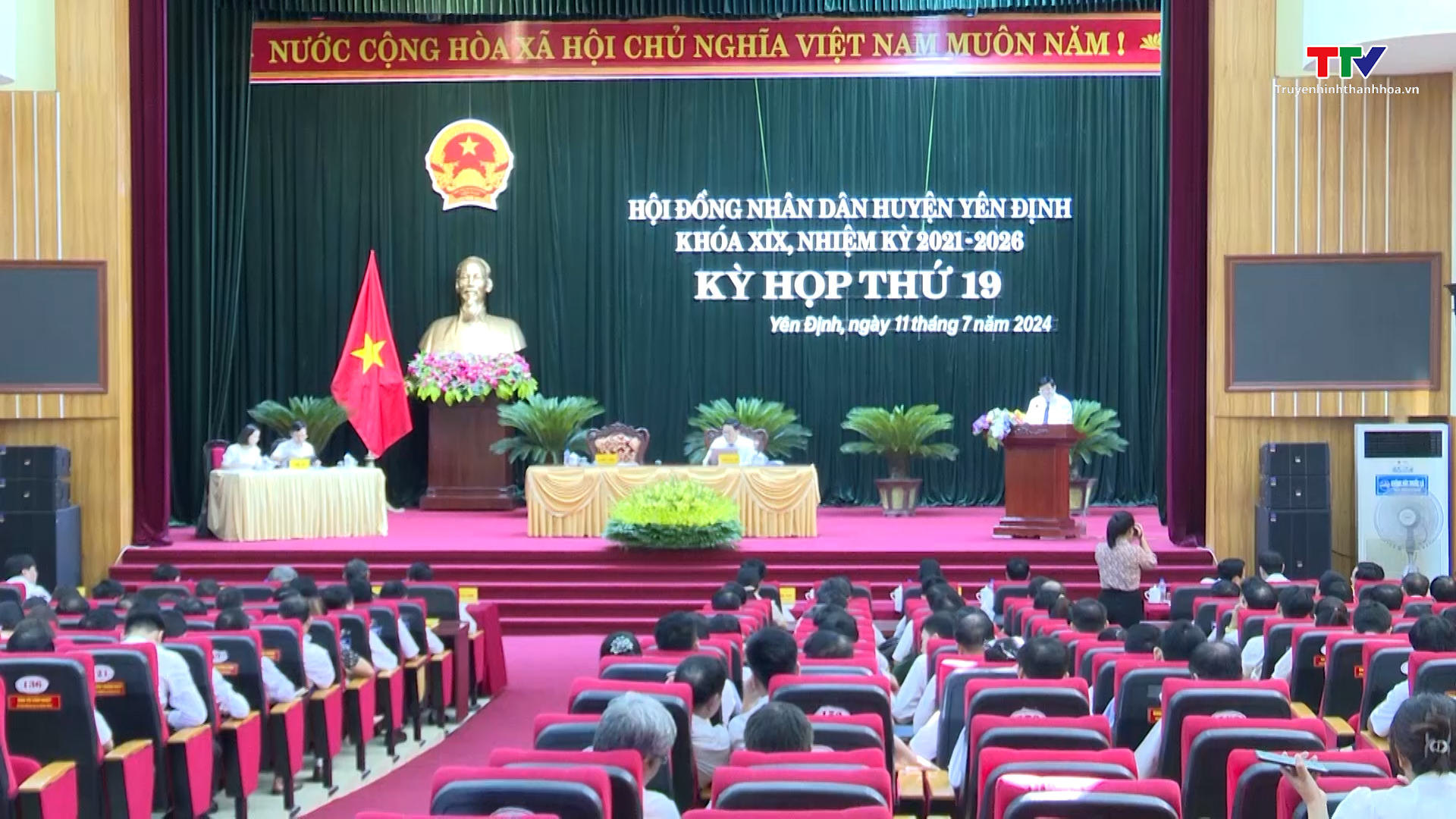 Hội đồng Nhân dân huyện Yên Định tổ chức Kỳ họp thứ 19- Ảnh 1.