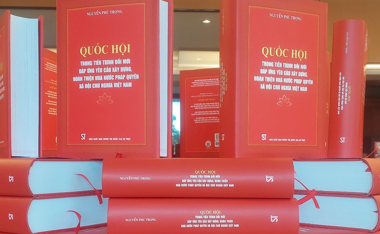 Ra mắt cuốn sách của Tổng Bí thư Nguyễn Phú Trọng về Quốc hội trong tiến trình đổi mới- Ảnh 3.