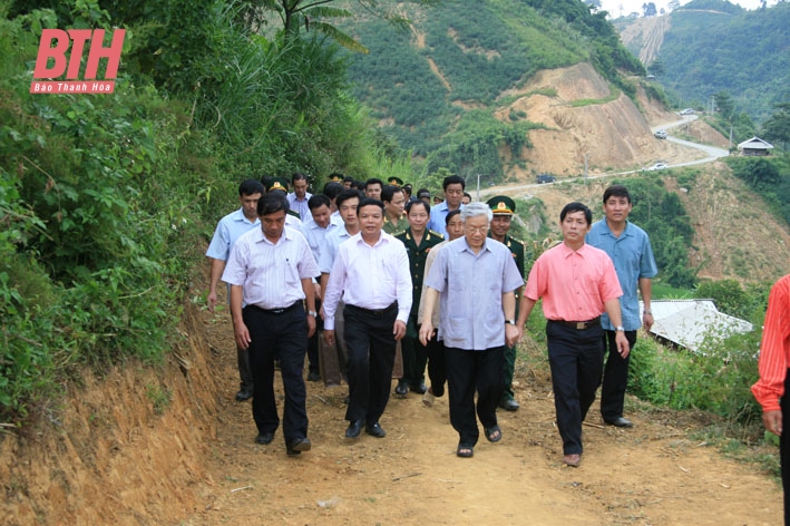 Những hình ảnh về Tổng Bí thư Nguyễn Phú Trọng với Đảng bộ, chính quyền và Nhân dân tỉnh Thanh Hóa- Ảnh 8.