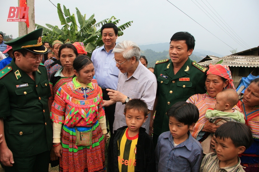 Những hình ảnh về Tổng Bí thư Nguyễn Phú Trọng với Đảng bộ, chính quyền và Nhân dân tỉnh Thanh Hóa- Ảnh 6.