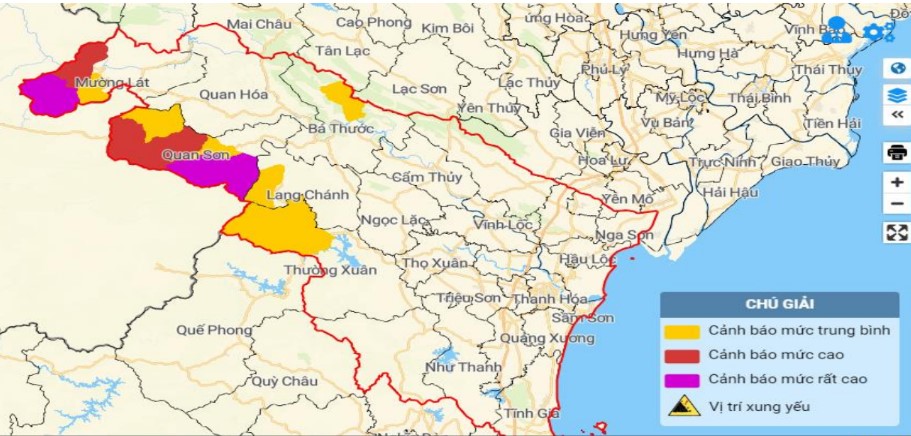 Cảnh báo lũ quét, sạt lở, sụt lún đất trên khu vực tỉnh Thanh Hóa ngày 21/7- Ảnh 1.