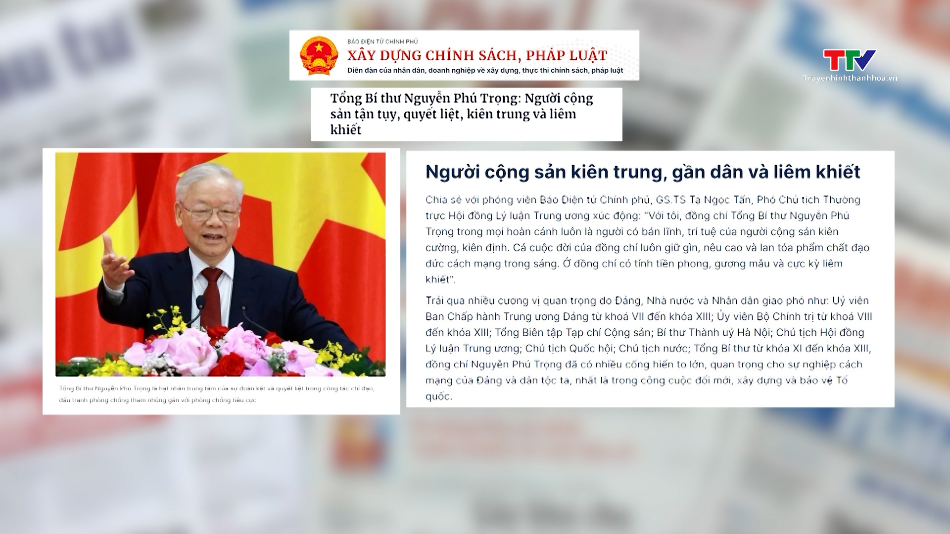 Tổng Bí thư Nguyễn Phú Trọng sống mãi trong lòng Nhân dân- Ảnh 2.