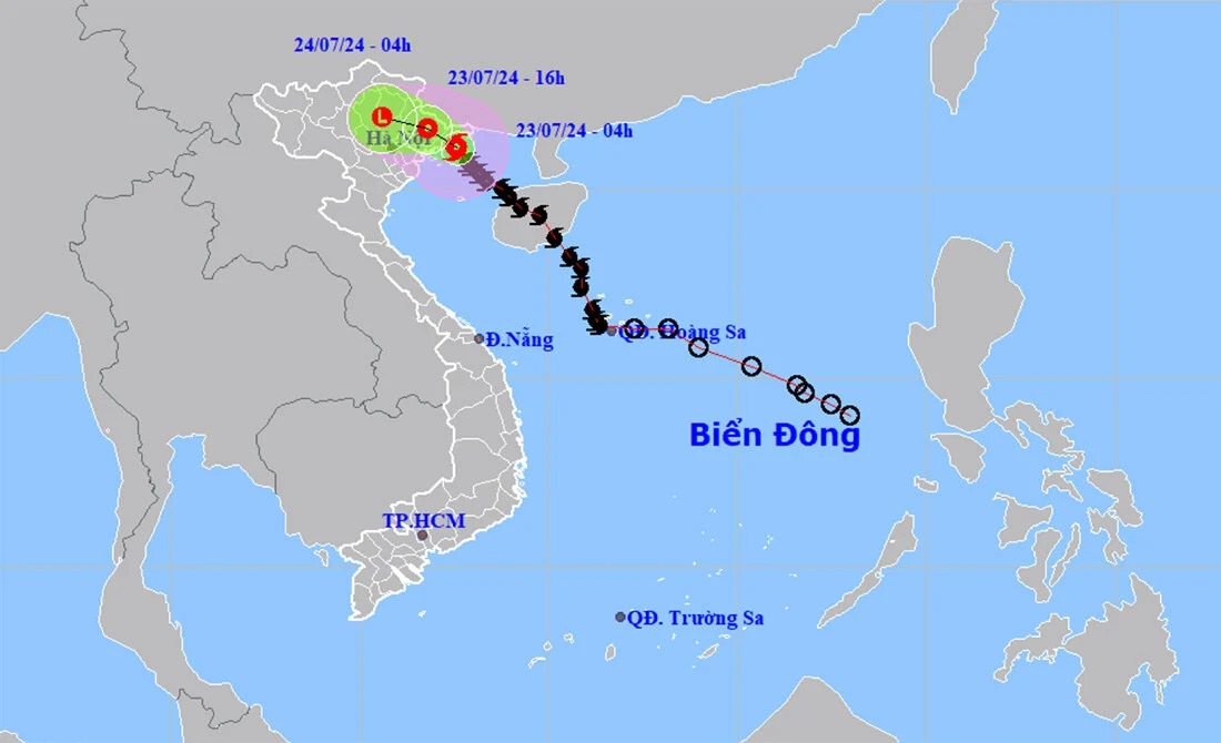 Bão số 2 đi vào ven biển Quảng Ninh - Hải Phòng, miền Bắc mưa xối xả- Ảnh 1.