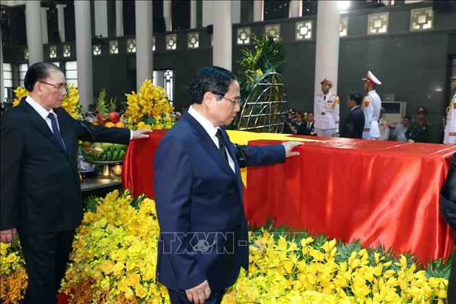 Tổ chức trọng thể Lễ viếng Tổng Bí thư Nguyễn Phú Trọng- Ảnh 38.