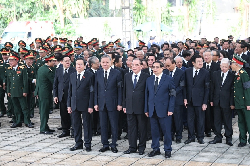 Tổ chức trọng thể Lễ viếng Tổng Bí thư Nguyễn Phú Trọng- Ảnh 25.