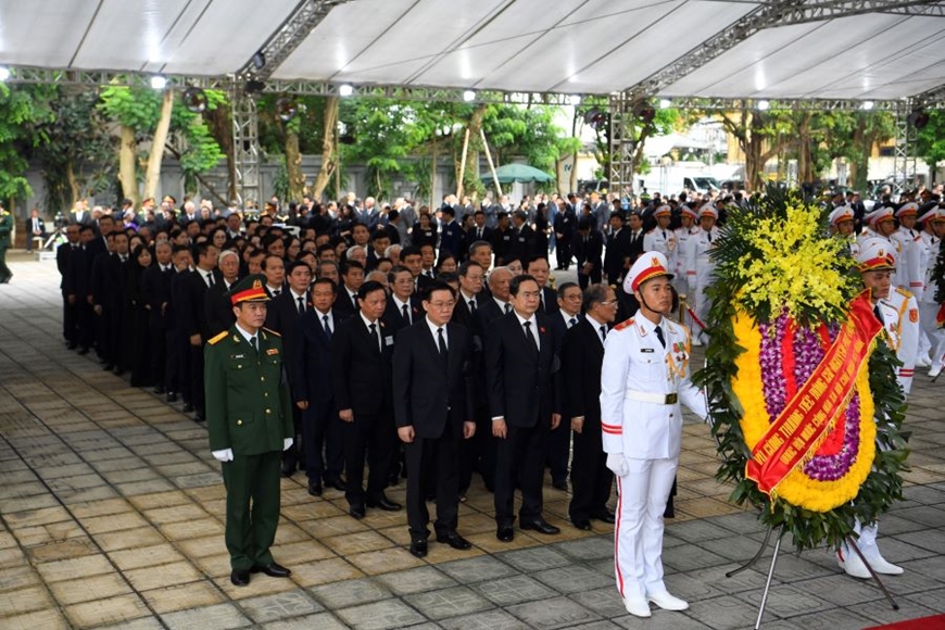 Tổ chức trọng thể Lễ viếng Tổng Bí thư Nguyễn Phú Trọng- Ảnh 52.