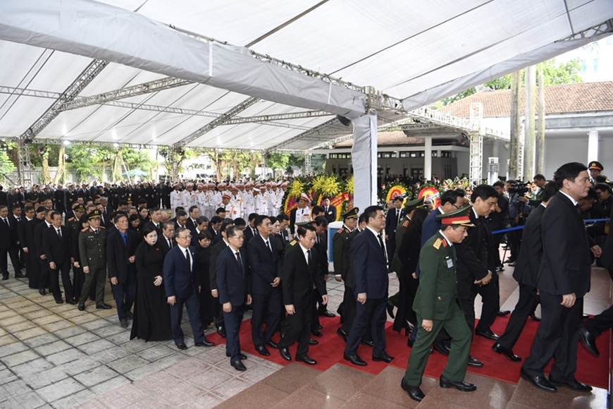 Tổ chức trọng thể Lễ viếng Tổng Bí thư Nguyễn Phú Trọng- Ảnh 33.