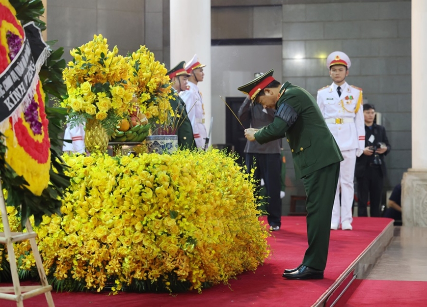 Tổ chức trọng thể Lễ viếng Tổng Bí thư Nguyễn Phú Trọng- Ảnh 136.