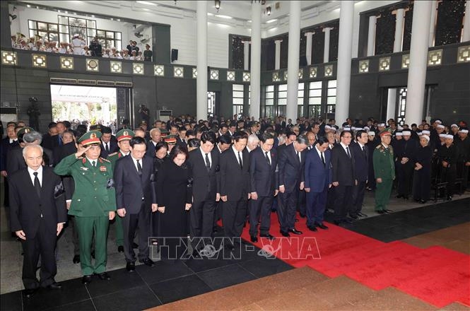 Tổ chức trọng thể Lễ viếng Tổng Bí thư Nguyễn Phú Trọng- Ảnh 36.