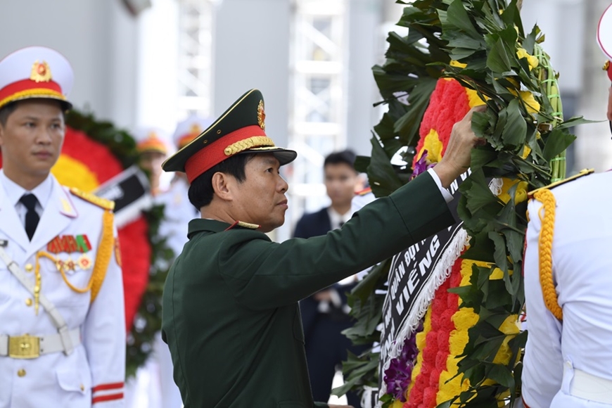 Tổ chức trọng thể Lễ viếng Tổng Bí thư Nguyễn Phú Trọng- Ảnh 138.