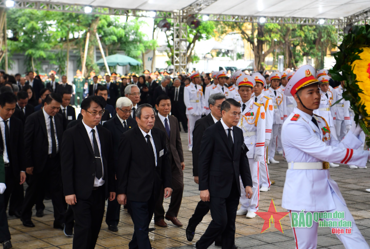 Tổ chức trọng thể Lễ viếng Tổng Bí thư Nguyễn Phú Trọng- Ảnh 111.