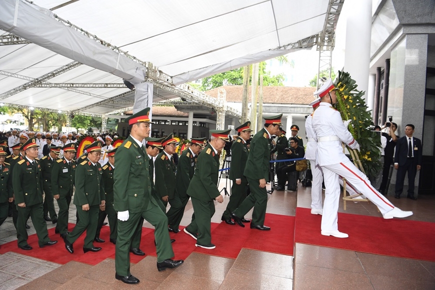 Tổ chức trọng thể Lễ viếng Tổng Bí thư Nguyễn Phú Trọng- Ảnh 80.