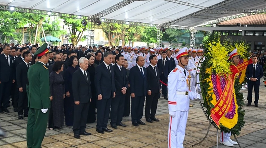 Tổ chức trọng thể Lễ viếng Tổng Bí thư Nguyễn Phú Trọng- Ảnh 44.