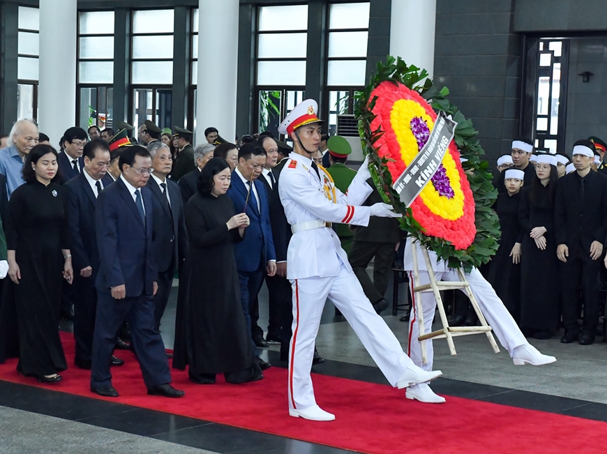 Tổ chức trọng thể Lễ viếng Tổng Bí thư Nguyễn Phú Trọng- Ảnh 101.
