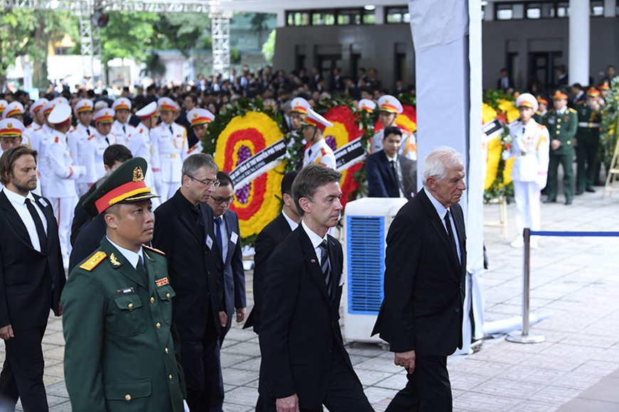 Tổ chức trọng thể Lễ viếng Tổng Bí thư Nguyễn Phú Trọng- Ảnh 118.